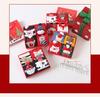 Women's Mid-Calf 3D Cartoon Christmas Socks Gift Box - Red Cotton Benming Year Collection for Autumn & Winter