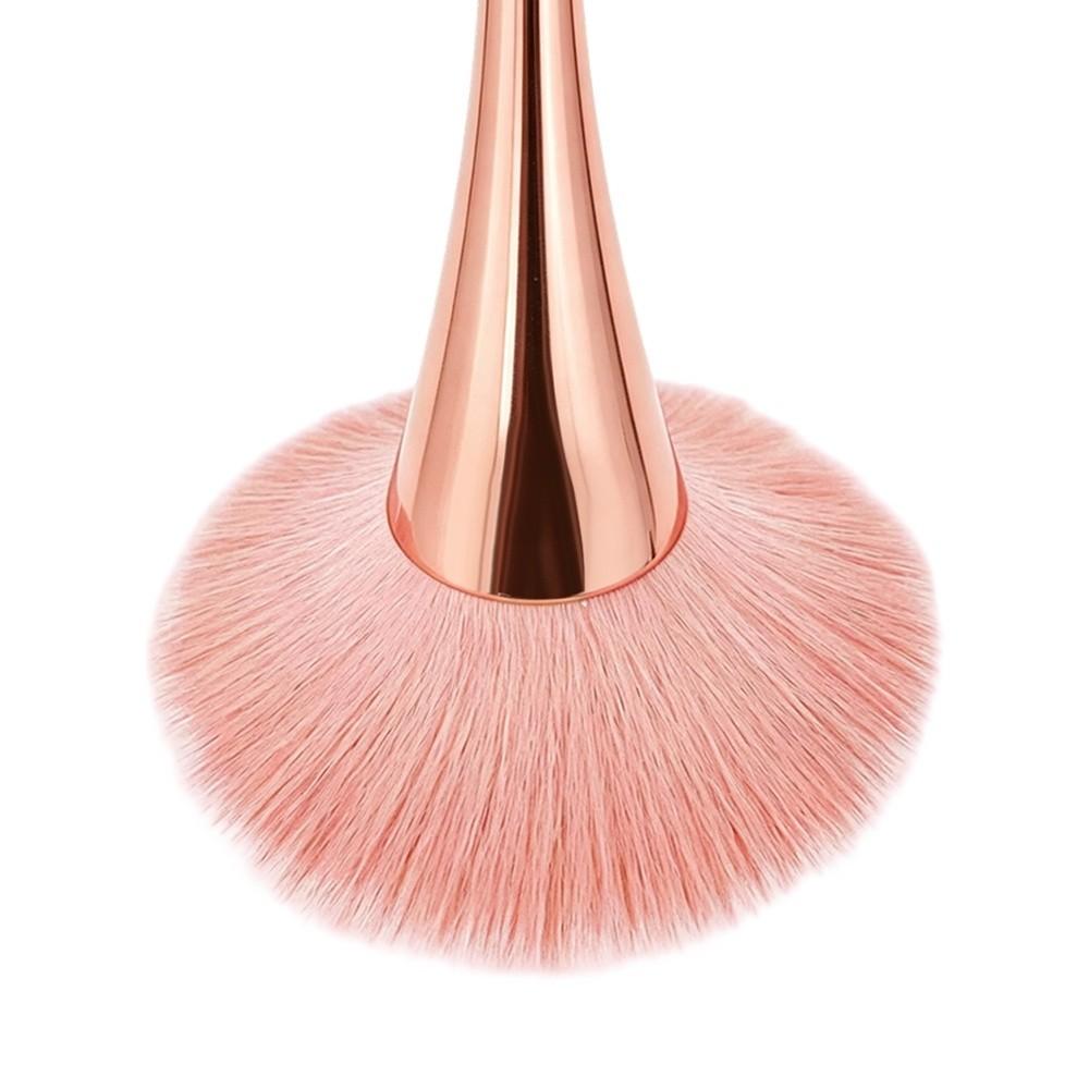 Ergonomic Comfort Handle Nail Dust Brush Desktop Manicure Area Tidying Work