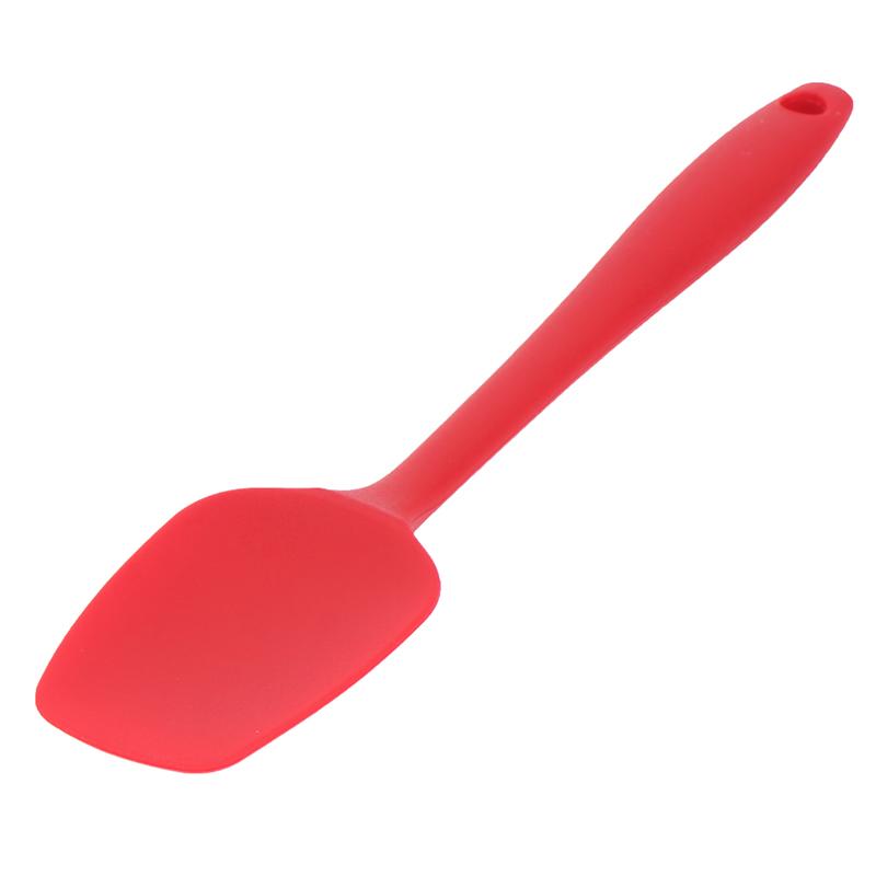 

1 шт. Силіконовий крем для випікання скребок Потовщена лопатка для торта Скребок для змішування тіста Антипригарний міксер для масла Кухонний інструмент для приготування їжі червоний