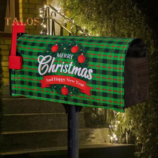 Vánoční obal na poštovní schránku Zimní Santa Xmas Tree Gnome Poštovní obaly Slavnostní sváteční výzdoba poštovní schránky Domácí kancelář Party dekorace