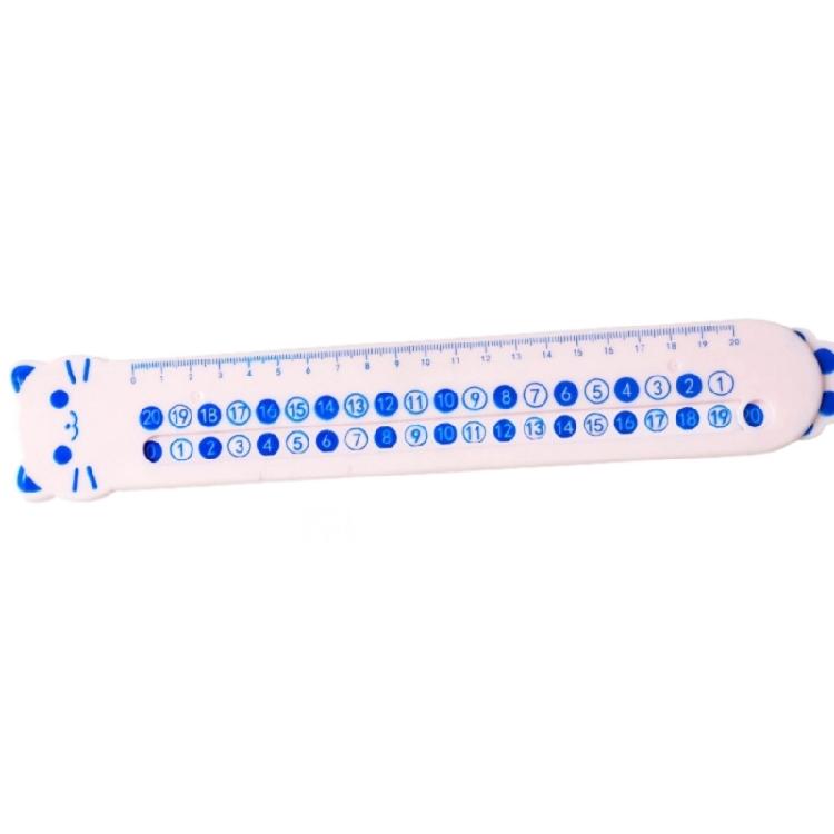 

Addition and Subtraction Decomposition Ruler ABS Math Measuring Ruler Classroom Math Teaching Aid For Kids Ages 4-8 розовый