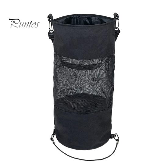 

Складной сетчатый мусорный бак, мешок для мусора, складная конструкция, большая емкость, портативный мешок для мусора на лодке, аксессуары чёрный