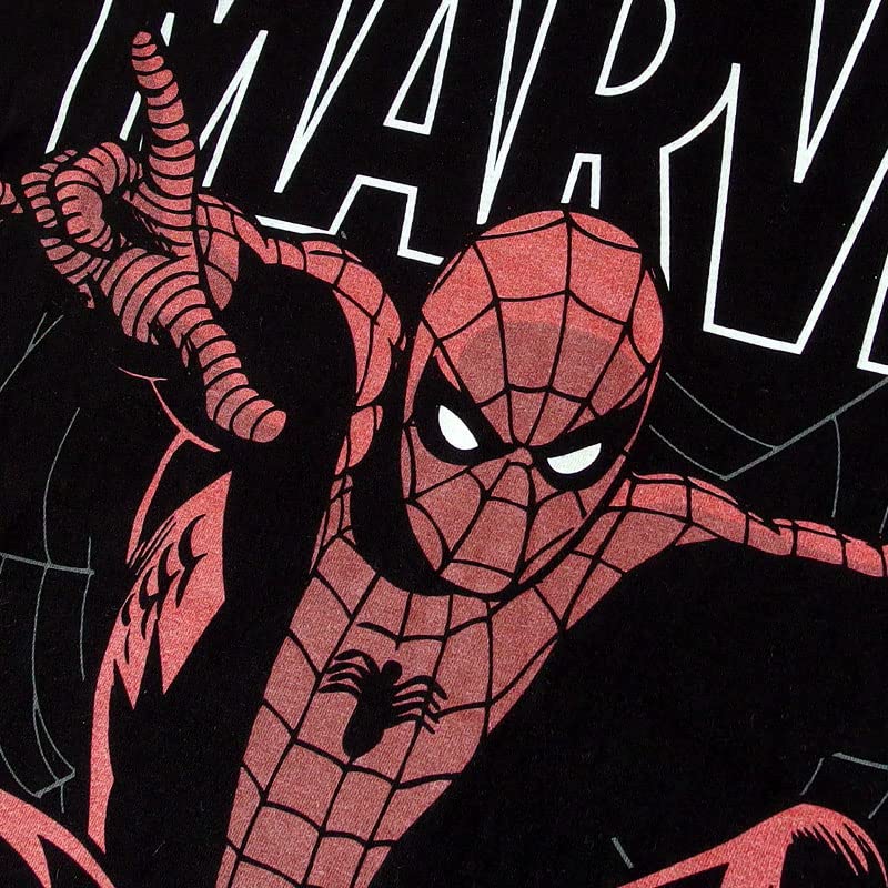 EVERSOUL Marvel Avengers Captain America Venom Short Sleeve T-Shirt, Men's Black, Size L [Parallel Import]