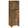 Bathroom Cabinet Smoked Oak Finish 30 X 30 X 95 Cm Engineered Wood