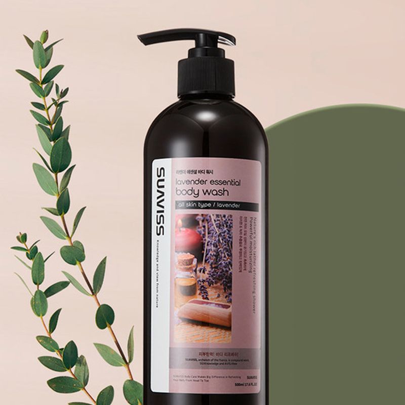 Lavender Essential Body Wash 500ml WS01AB12
