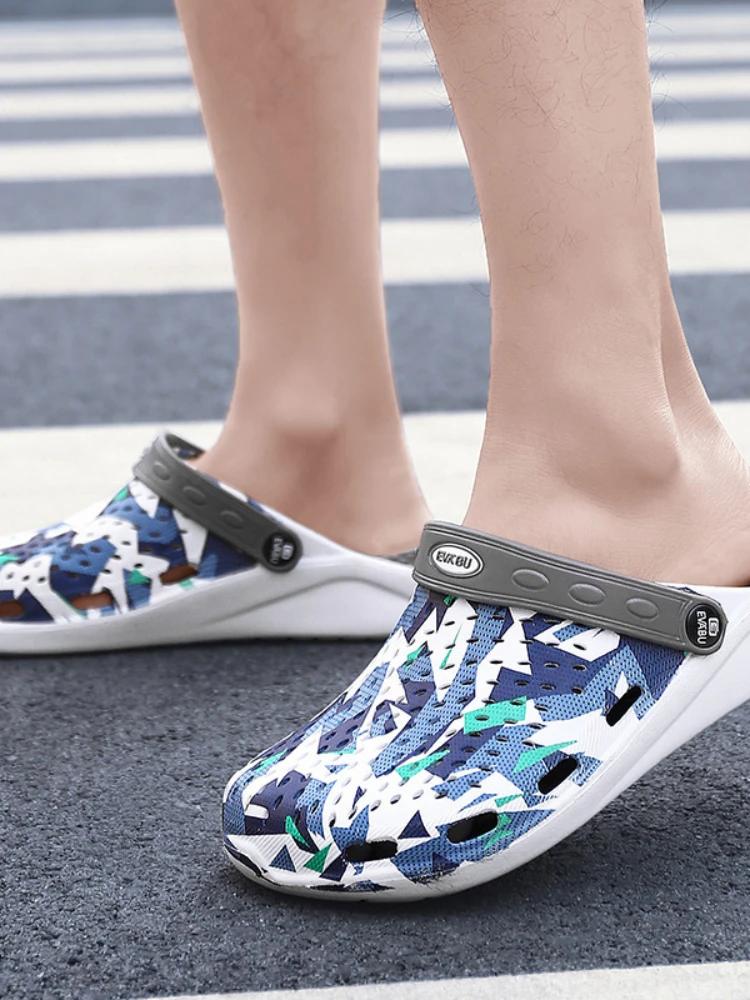 2024 Nové módní sandály Pánské 8 pantofle Měkká podrážka Plážové sandály Pánské Sandály Pohodlné Prodyšné Zapatos Hombre