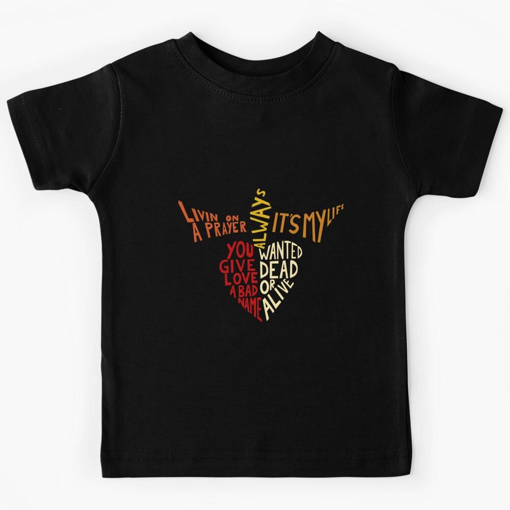 Bon Jovi - Songs Kids T-Shirt 160