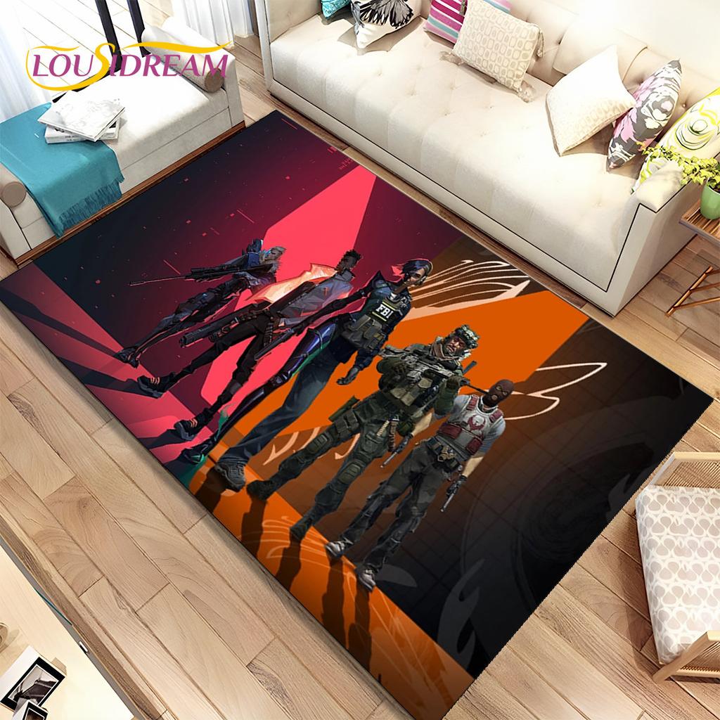 CS GO,Game Gamer,Counter Strike Area Rug,Carpet Rug for Home Living Room Children Bedroom Sofa Doormat Decor,Non-slip Floor Mat