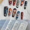 DIY Silikon Nagelform 3D Neunschwänziger Fuchs Dreidimensionale Nail Art Dekorationen Kreative Nagelform Klare Nagelwerkzeuge