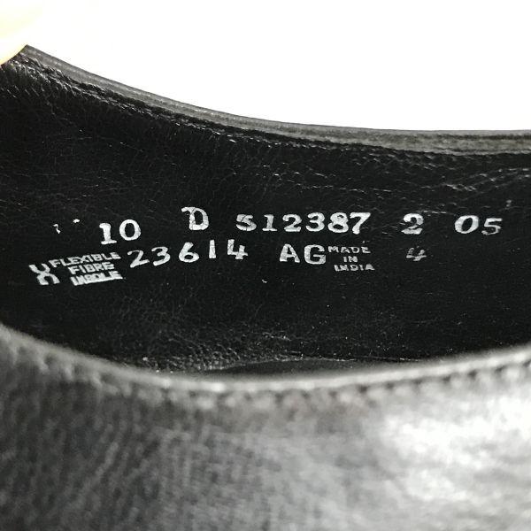 Florsheim Vintage U-tip Shoes 10D 27.5 Black Goodyear welt(USED)