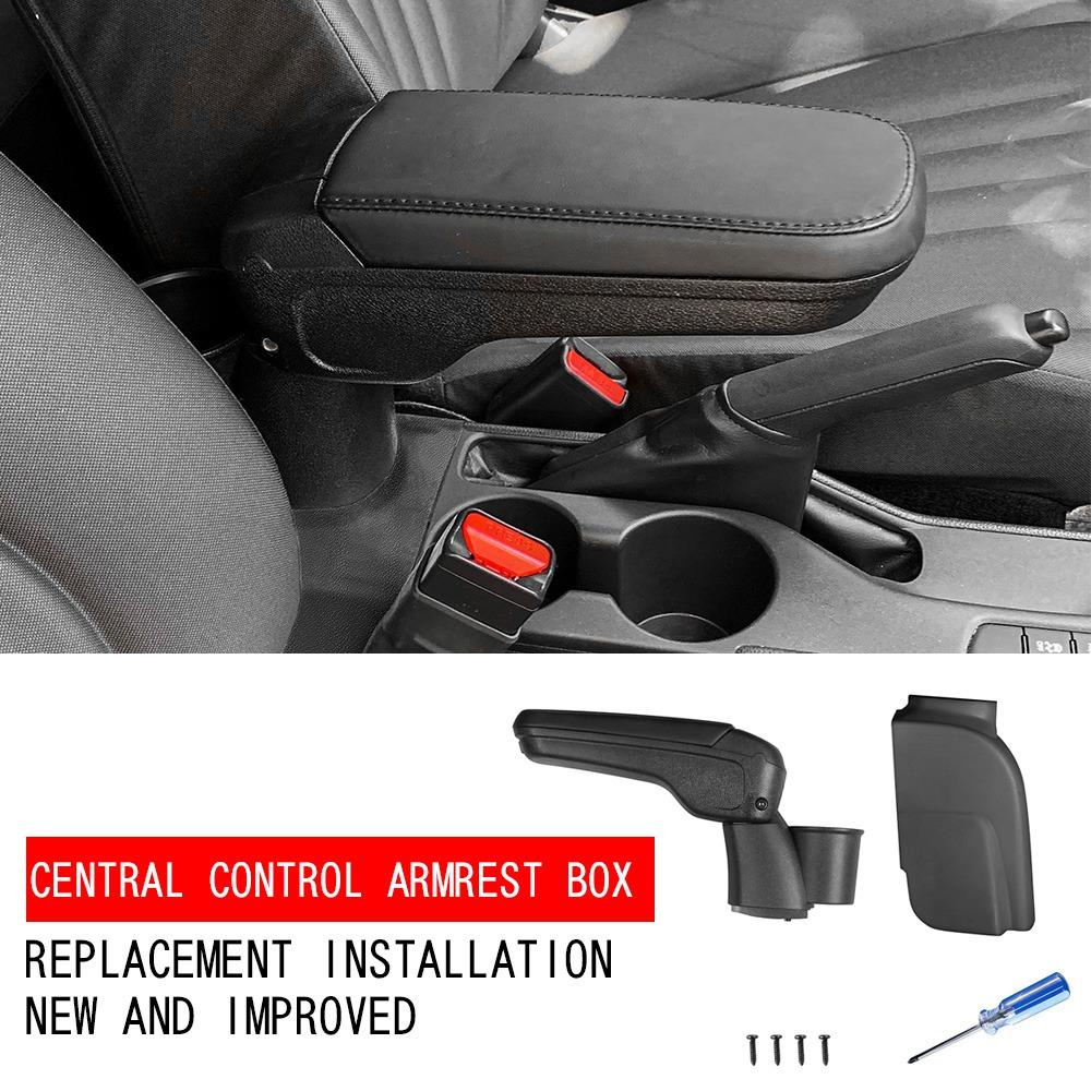 Black Center Console Armrest Box Storage Box Interior Accessories For Toyota Yaris/Yaris Hatchback/Yaris Cross