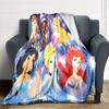 1Pc Magic Frozen Kingdom Blanket For Couch Bed Plush Cozy Fuzzy Blanket Super Soft Warm Blankets For Fall And Winter 091868