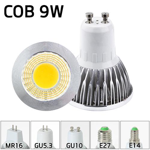 10PC Led Bulb Spotlight MR16 GU10 E27 E14 Spot Lamp 2835 SMD Lampada GU5.3 220V 110V 12V COB Bulb 3W 9W 12W 15W For Home Decor