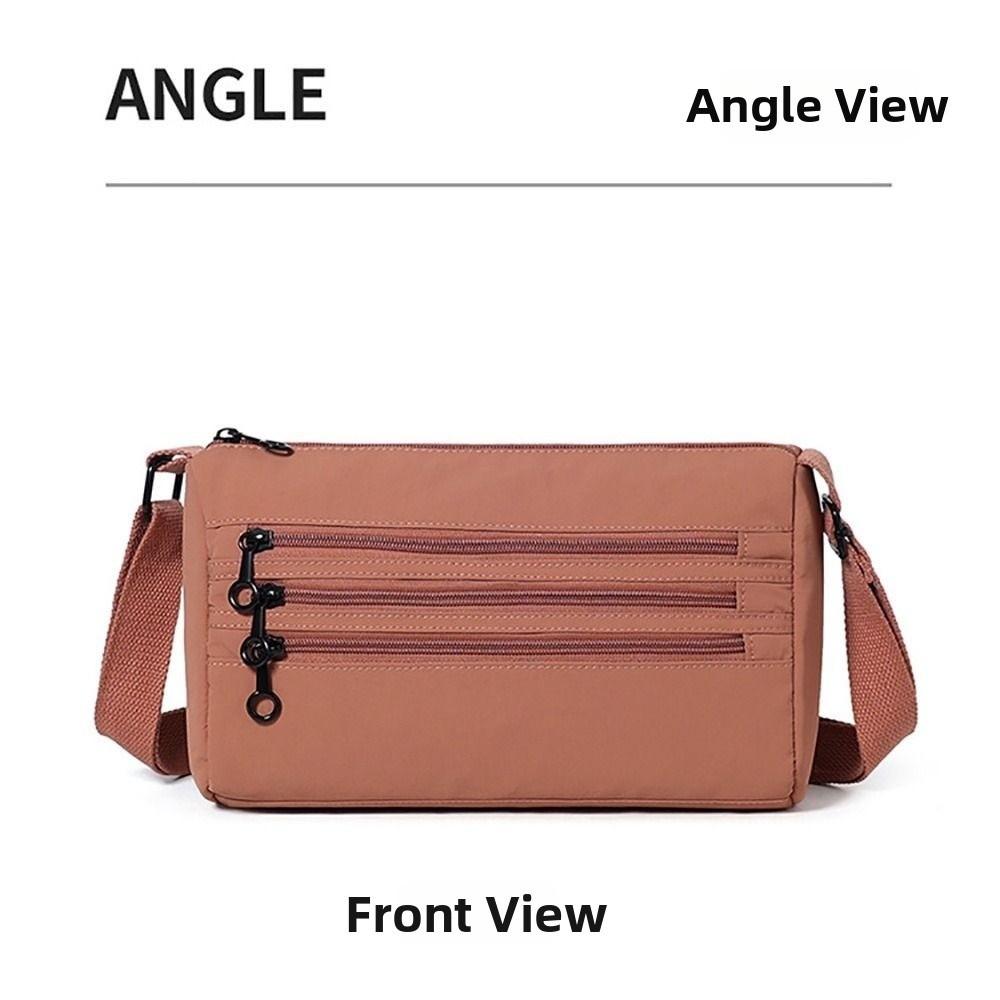Fashion Multicolor Shoulder Bag Nylon Waterproof Crossbody Bag Large Capacity Multi-functional Single-Shoulder Bags Unsex