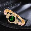 Exquisite Touch Digital Wrist Watches Elegant Rhinestone Wristwatch Ladies Business Watches  Gifts