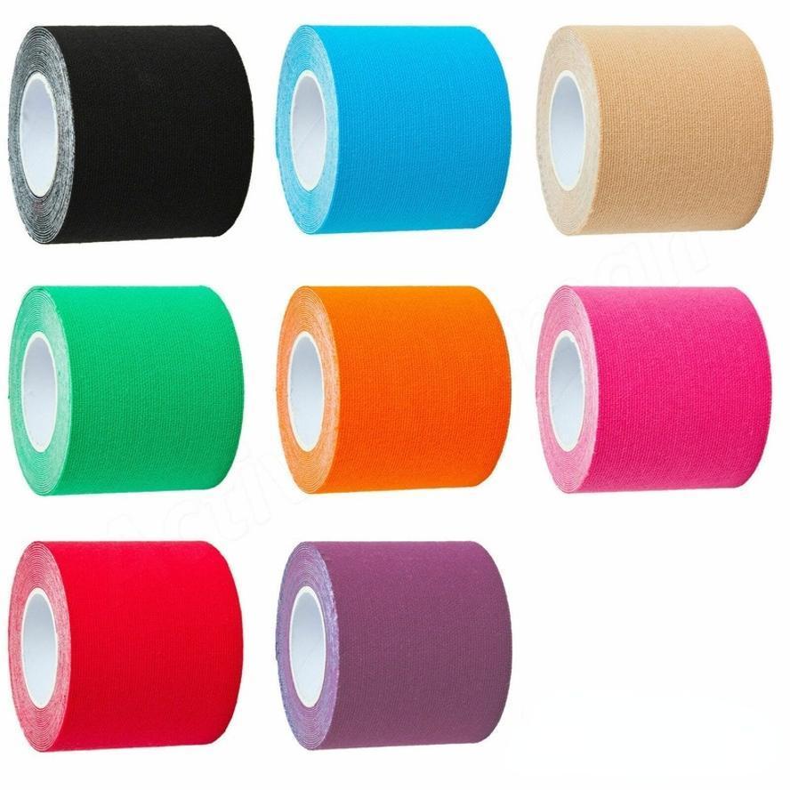 1 Rolls of Muscle Stickers Breast Lift Stickers Elastic Sports Tape Chest Tape Bandage Physiotherapy Sports Athletic Supporter