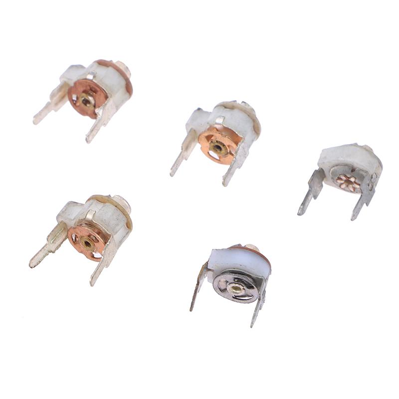 5Pcs 5Mm Ceramic Trimmer Capacit Adjustable Capacitor Trimmer Variable Ceramic Capacitor 3Pf 5Pf 10Pf 20Pf 30Pf