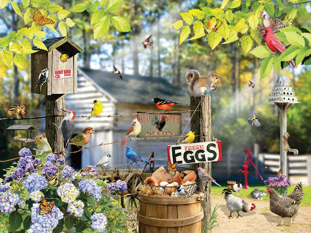 

Пейзаж Алмазная картина Птичий домик Вышивка Цветочная картина Стразы Полный квадрат Круглая мозаика Декор для дома Full Round 20x30CM