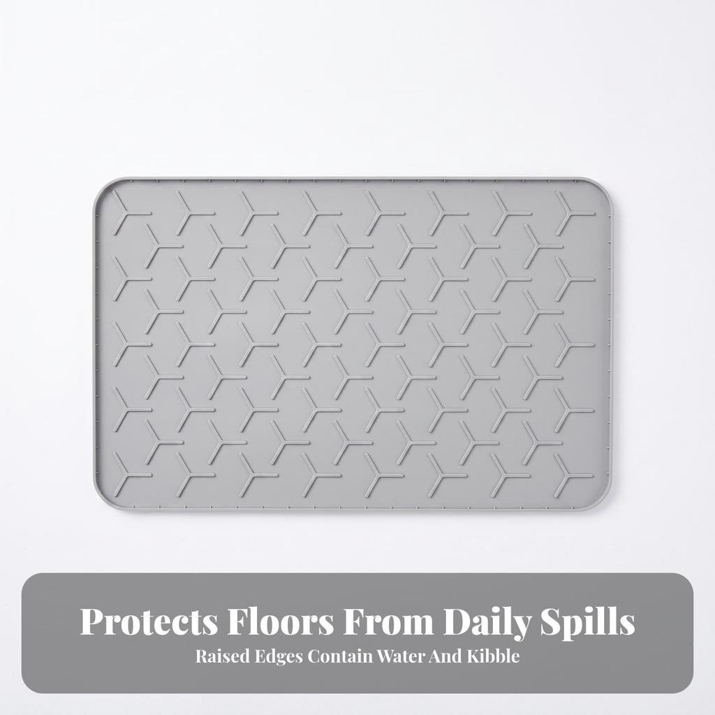Easy to Wash Silicone Pet Feeding Mat Dishwasher Safe Food with Raised