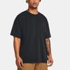 Under Armour Letter Print Loose Fit Training Sports Crew Neck Short Sleeve T-Shirt Men Tops Black 1385573-001