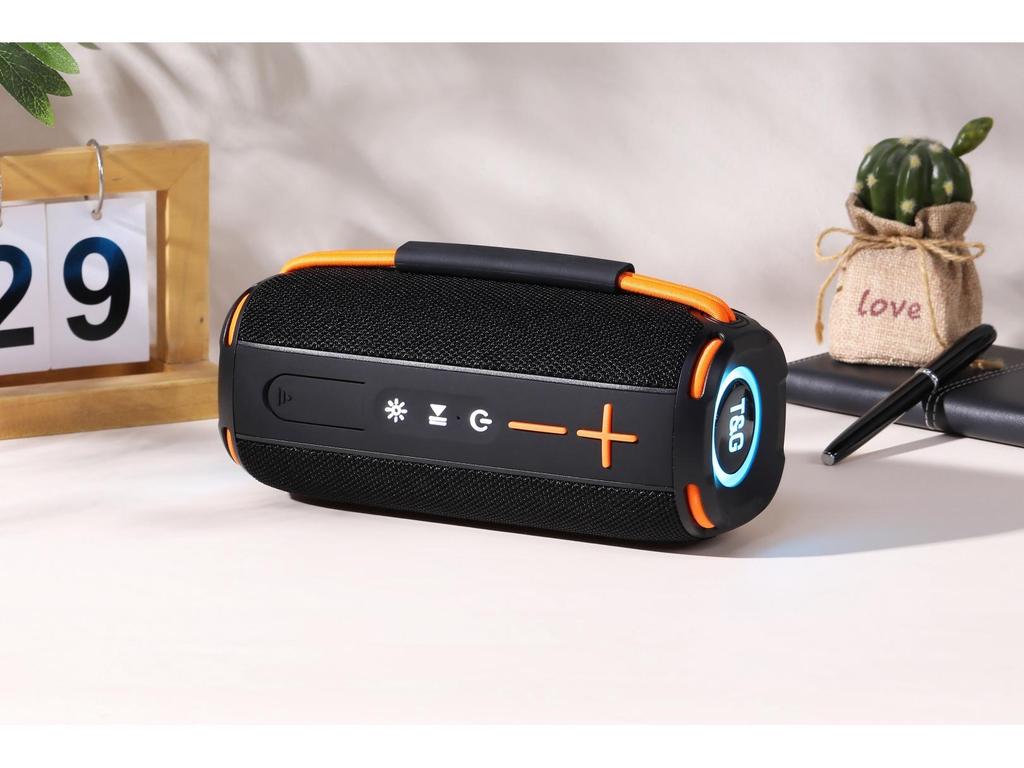 Wasserdichter TG696 Bluetooth-Lautsprecher: Tragbarer Outdoor-TWS-Subwoofer mit Kartensteckplatz - Modische Geschenkoption
