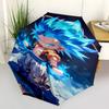 1 PC Automatic Folding Umbrella - Vegeta Pattern Portable Foldable Design With 8 Ribs Christmas Birthday Gifts