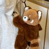 Plush Toy Raccoon Doll Crossbody Bag Doll Animal Shoulder Bag Soft Children School Bag  Outdoor