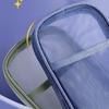 Double-layer Pen Bag Mesh Pen Pouch New Stationery Bag  Gift
