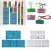 2PCS Word Resin Molds Silicone Keychain Epoxy Casting Mold for Key Fob Luggage Tag for DIY 2Pieces Crafts Pendant Making