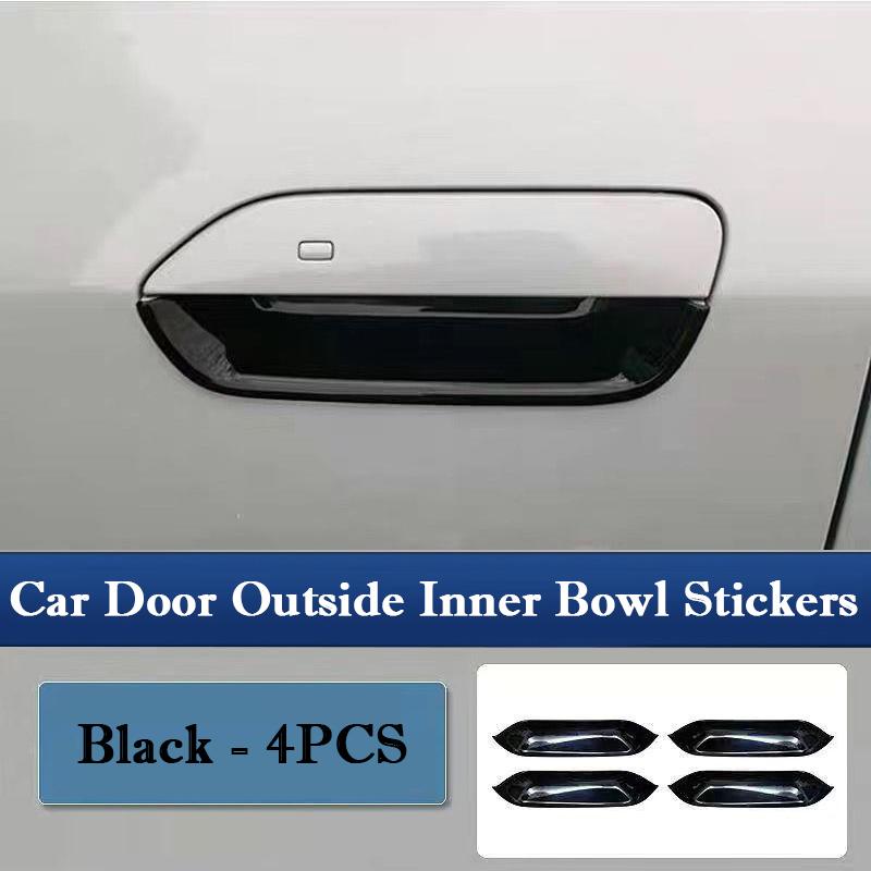 For BYD Yuan UP Pro 2024 2025 Car Door Outside Handle Decoration Frame ABS Door Bowl Protective Stickers Exterior Accessories