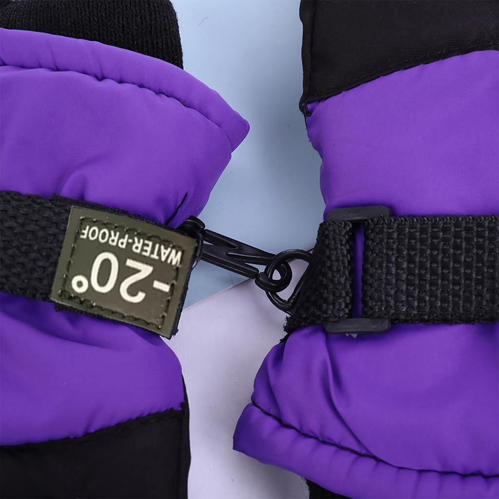 [Non-slip] Children's Ski Gloves | A Pair | Thickened Non-slip | Winter Outdoor Sports and Cycling | Suitable for Children Over 3 Years Old