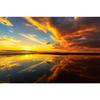 Kit punto croce con pittura a diamante fai da te 5D, tramonto e paesaggio serale, immagine con diamante pieno ricamato a mosaico con strass
