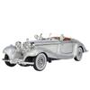 1/24 Mercedes-Benz 500K 1936 Classic Car Alloy Car Model Sound and Light Pull Back Children's Toy Collectibles Birthday Gift