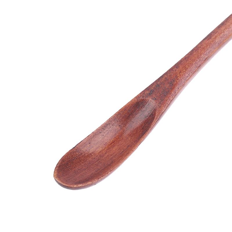 Japanese Cooking Honey Sugar Spoon Tea Coffee Stirring Spoons Long Handle Wooden Spoon Household Dessert Drink Spoon Small Spoon