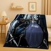26 Style TAMA Drum Kit Drum Set Music Instruments Flannel Blanket,Ultra Soft Plush Throw for Home Bedroom Bed Sofa Cover Kids
