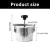 Stainless Steels Vegetable Squeezer Efficient Draining Tool For Cooking And Food Preparation With Ergonomic Handle