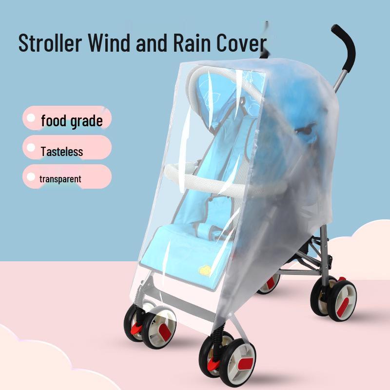 Zippered Windproof Stroller Rain and Wind Cover