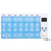 7-Day Independent Lattice Holder Weekly Drug Organizer Seal Timing Reminder Electronic Medicine Case Pill  Storage Box