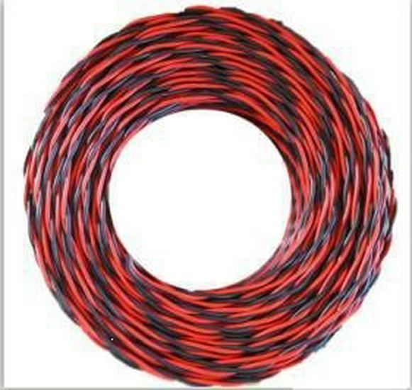RVS 2*1.5 Flexible Copper Core Twisted Pair Wire for Lamp Holder, Home Decoration, National Standard.