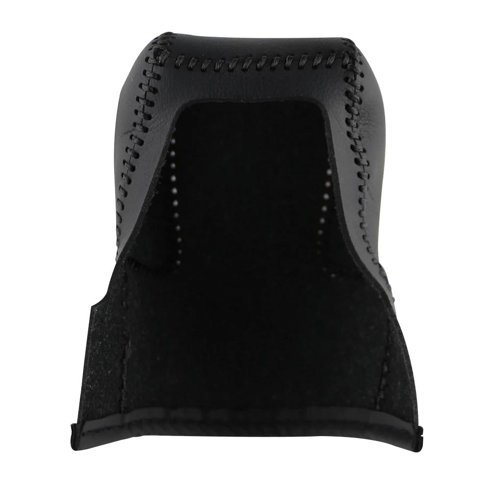 Leather Car Gear Shift Knob Cover for Ford Everest Ranger 2020 2025 2025 AT Automatic Gear Head Collars Accessories