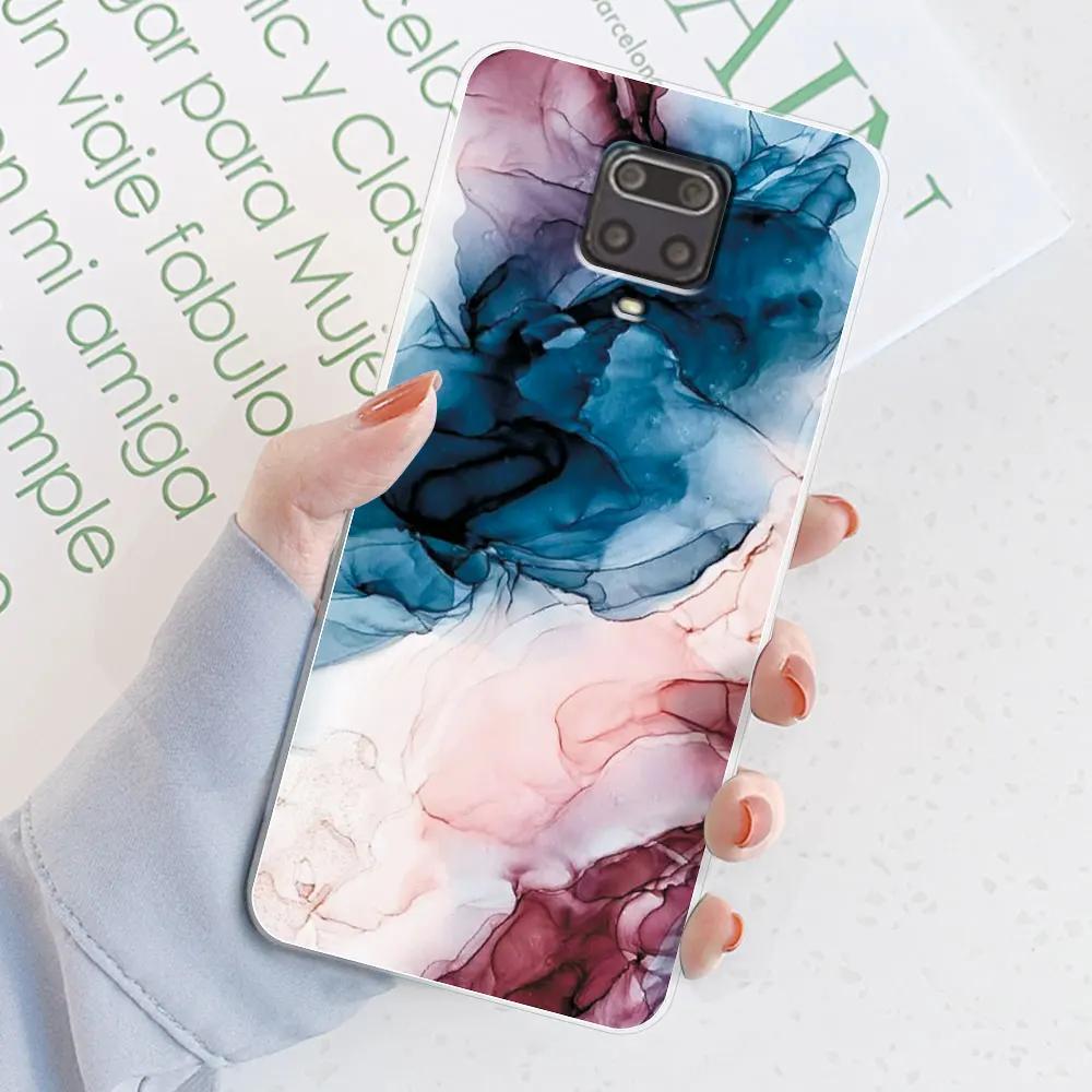 For Xiaomi Redmi Note 9 Note 9T Case For Note 9 Pro Marble Silicone TPU Soft Phone Cases For Redmi Note9s 9 Pro Max Bumper Bags