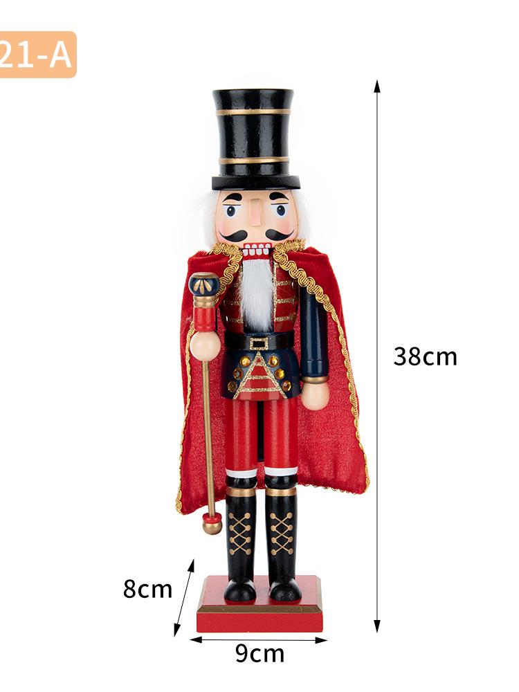 Vintage Palace Style Wooden Nutcracker Ornament
