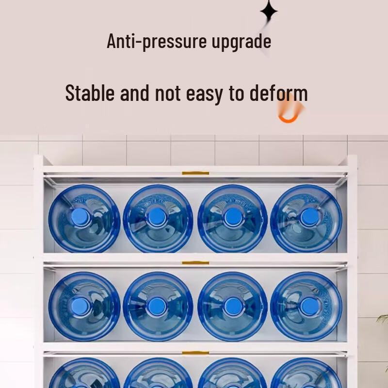 BieYing Modern Floor-Standing Kitchen Storage Cabinet with Door