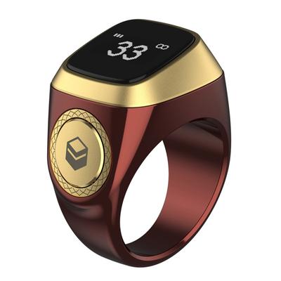Anello contatore contatore Tasbih intelligente per musulmani Zikr Digital Tasbeeh 5 tempi di preghiera