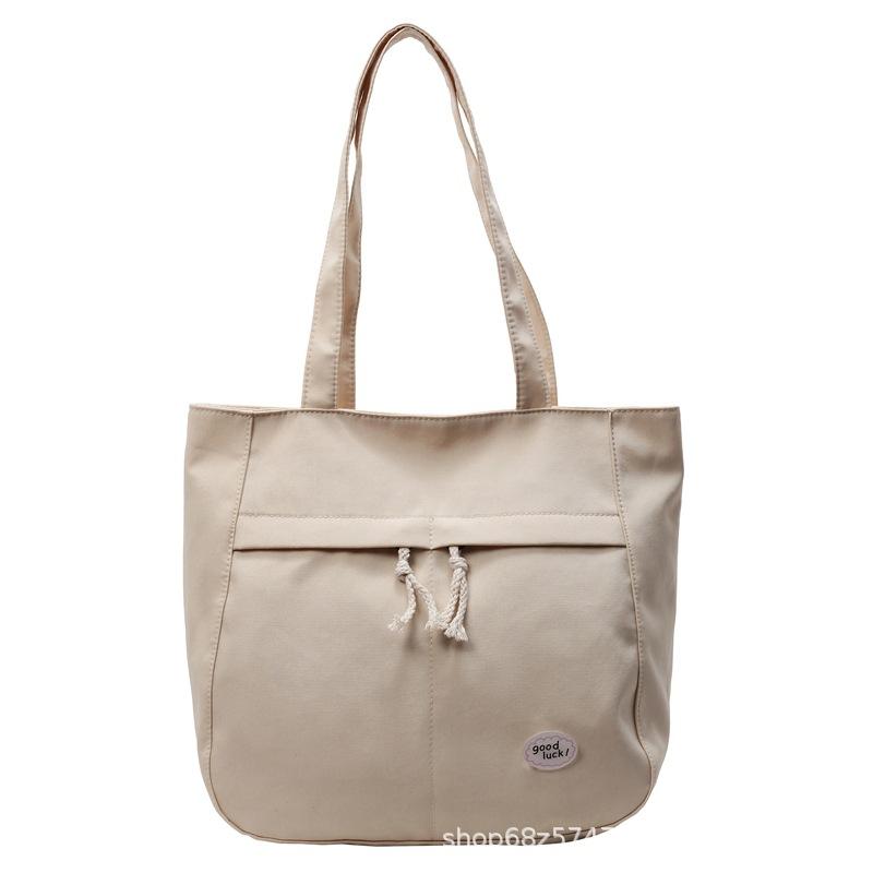 Casual Large-capacity Canvas Bag Women's 2025 New Commuting Versatile Ins Crossbody Bag Fashionable Hand-tote Bag