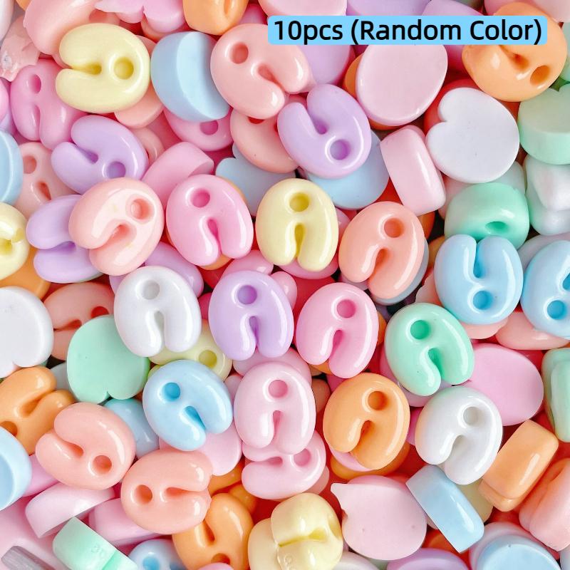 Handmade Mini Letter Charms Cute Diy Phone Cases Hair Clips Shoes Accessories Random Color