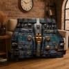 Retro Anubis Pharao Ägyptische Götter Flanelldecke Weiche Überwurfdecke für Schlafzimmer Wohnzimmer Bett Reise Camping Picknick Decke