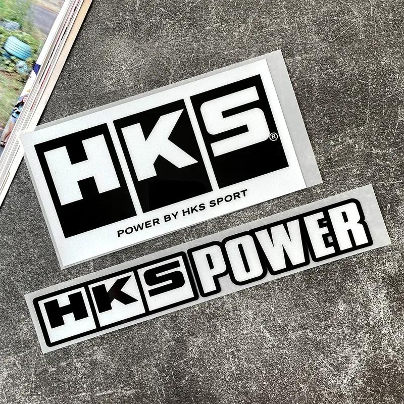 For HKS Sticker JDM Racing Decals Motorcycle Scooter Auto Window Bumper Car Decoration ADVAN Modified Accessories