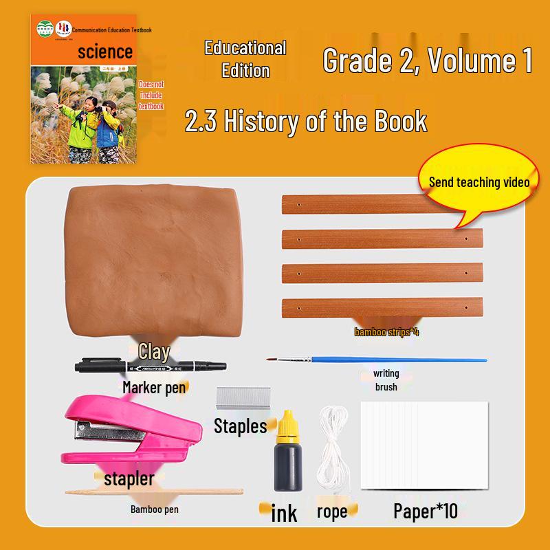 

Second Grade Science Experiment Set & Textbook - First Semester Educational Kit