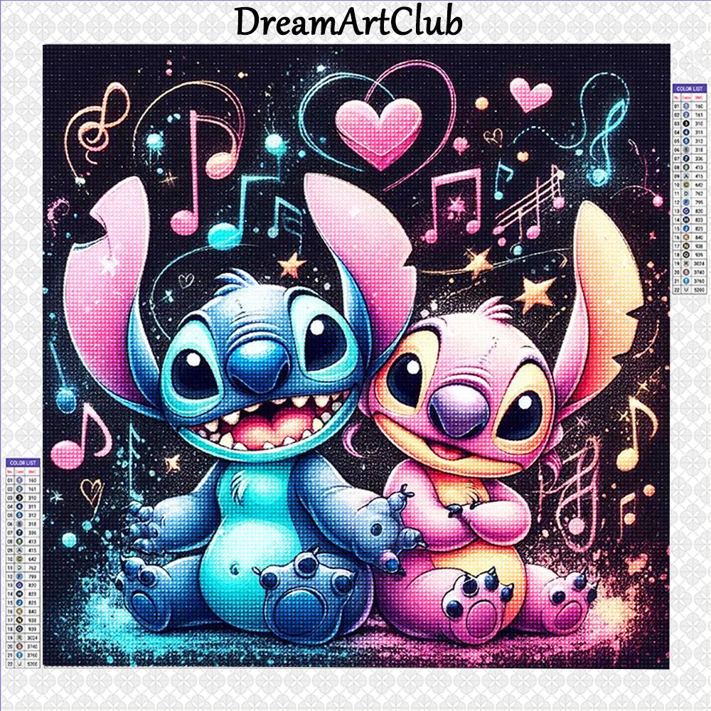 DIY Diamond Painting Stitch Full Diamond Mosaic Cartoon Embroidery Kit Set Wall Decor Handmade Gift